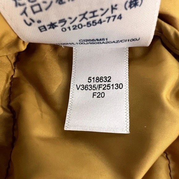 Lands End Mens Down Puffer Vest Medium 38-40 Brown Full Zip Sleeveless Outerwear - Picture 4 of 10